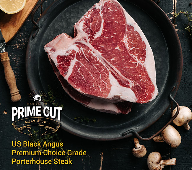 US Angus Premium Choice Porterhouse 3/4 inch cut