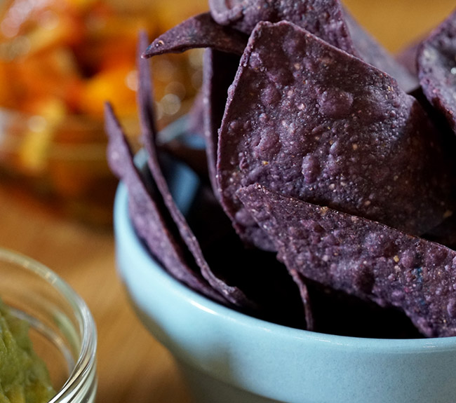 Organic Blue Tortilla Chips