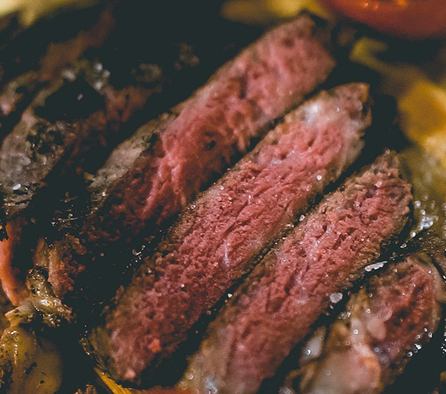 Angus Rib-Eye Steak Dinner