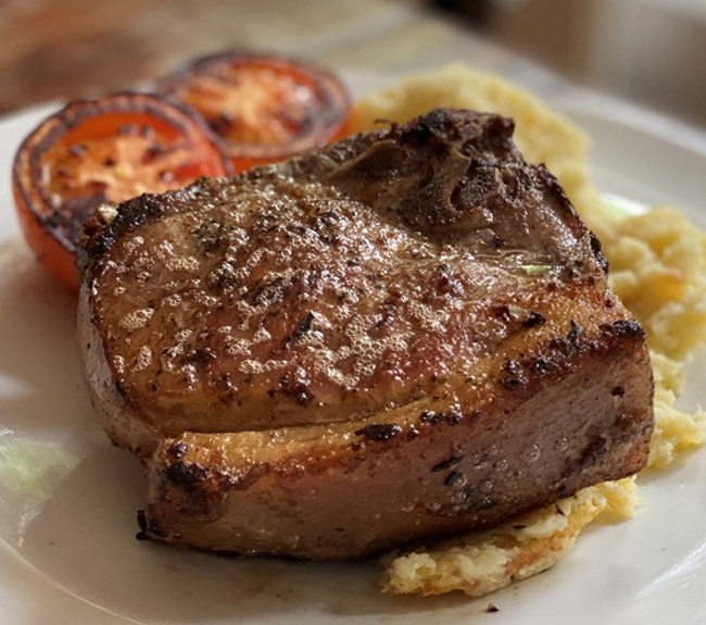 Sous-Vide Thick Cut Pork Chops